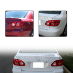 Outer Inner Tail Lights Clear Lens for 2003-2008 for Toyota Corolla Right Side