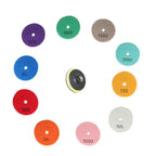 Diamond Polishing Pads 3 inch Wet/Dry 10 Piece Set Granite Stone Concrete Marble