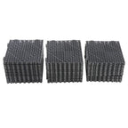 50Pack 12 x12in Interlocking Drainage Floor Tile Modular Interlocking Tile Black