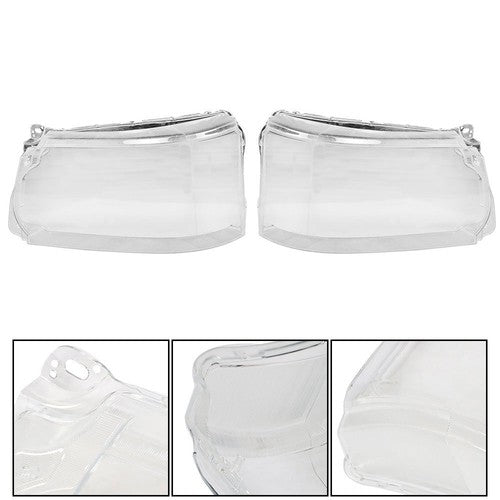Left + Right Lens Cover Lampshade For Land Rover Range Rover Sport 2010-2013