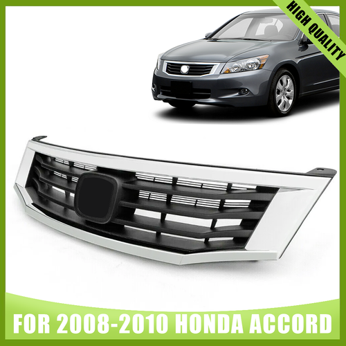 HO1200189 Front Upper Bumper Grille Chrome Grill for Honda Accord 2008-2010
