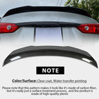 Rear Trunk Spoiler For 2014 2024 Infiniti Q50 Carbon Fiber Painted PSM Style