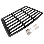 Black Rear Window Louver Sun Shade Cover for Ford Mustang Fastback 1979-1993