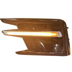 Fog Light Covers W/LED White DRL Yellow Turn Signal for 19-22 Subaru Ascent