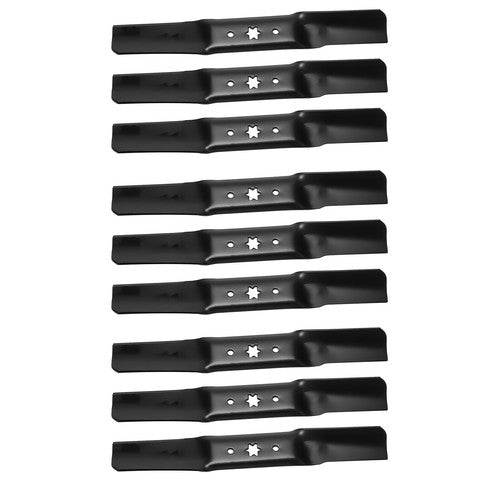9PCS Blades for Cub Cadet RZT 54" Zero Turn Mowers 2013- XT1-2 Tractors 2015-
