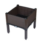 Raised Garden Bed Outdoor Elevated Planter Box Herbs Flowers Plants Vegetables