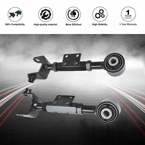 Rear Upper Adjustable Control Arm LH & RH Pair Kit Fit For Honda Element 02-11