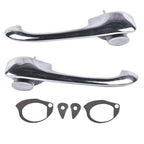 2x Chrome Exterior Door Handles Fits for Chevy Camaro Pontiac Firebird 1967-1969