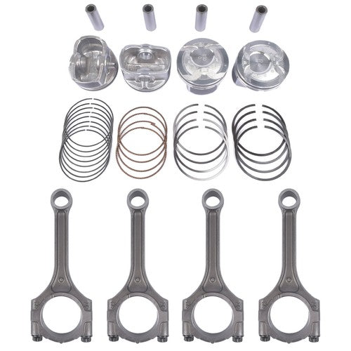 4x Connecting Rod & Piston Kit For Hyundai Veloster Kia Rio Soul 1.6L 2012-2017