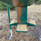 Steel 450lb Gravity Feeder Zinc Plated For Deer Turkey Big Wild Game Hunting