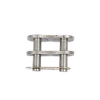 #80 Stainless Steel Roller Chain x 10ft with Free Connecting Links 1 connector