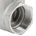 Stainless Steel Gate Valve 1-1/2" NPT Female Rotary Sluice Valve With Wheel Hand