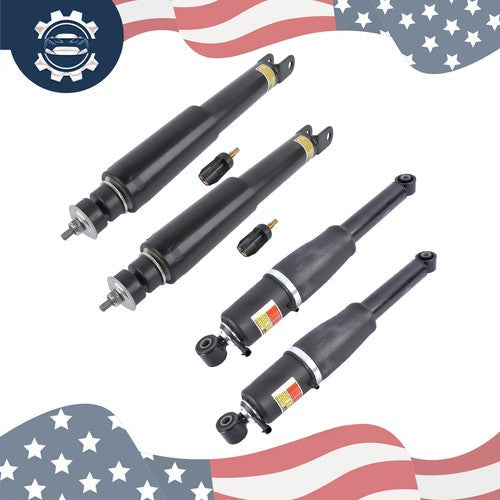 2× Rear + 2× Front Air Suspension Shocks For Chevy GMC Cadillac SUV 25979391