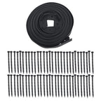 No-Dig Garden Edge Lawn Border L-shaped Landscape Edging Border Kit 40 FT