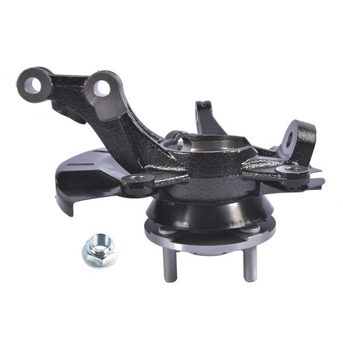Front Passenger Side Steering Knuckle Black for Dodge Attitude Hyundai Accent