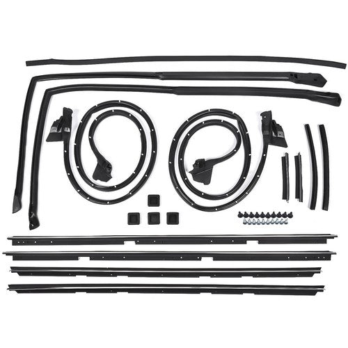 17 Pcs Door Tailgate Weatherstripping Seal Kit For any 1978-1987 Chevy El Camino
