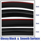 Window Trim Visors Rain Guard Deflector for 2003-2007 for Honda Accord Sedan