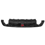 Rear Bumper Diffuser Lip W/ Brake LED Glossy Black for Infiniti Q50 2018-2023