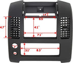Black Center Dash Console Instrument Panel Bezel for Nissan Frontier 2005-2020