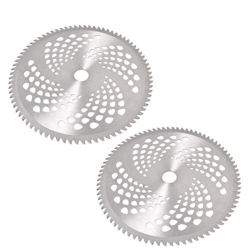 For Cutter Trimmer Weed Eater 10" x 80T Carbide Tip Brush Blades 2 Pack