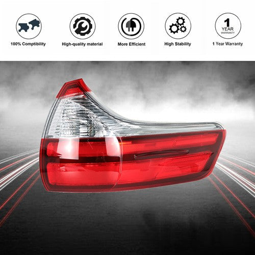 For 15-20 Toyota Sienna Base L LE XLE Passenger/Right Side Tail Light Brake Lamp