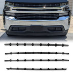Black Grille Insert Trim Grill Overlay for 2019-2021 Chevy Silverado 1500 LT RST
