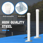 2pcs 22 Inch Steel Boat Trailer Post Guide for Pontoon Ski Fishing Boat or Sailboat