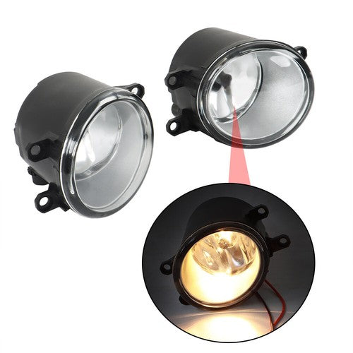 New Fit For Toyota Camry 2007-2009 Front Fog Lights Lamps+Bezel+Switch Kit Clear