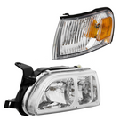 JDM Chrome Headlights Turn Signal Corner Lights for 1993-1997 for Toyota Corolla