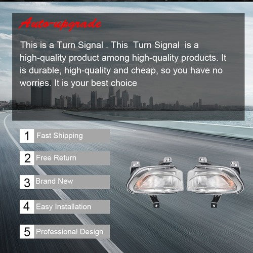 Front Left & Right Park Turn Signal Lamp Light Fit For 15-18 Jeep Renegade l4