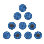 10 Pack 3" Blue Quick Change Easy Strip & Clean Discs For Paint Rust New