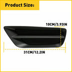 Front Bumper Fog Light Black Grille Covers for 2013-2015 for Honda Accord Sedan