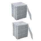 50PCS 12 x 12in Interlocking Drainage Floor Tiles Modular Interlocking Tile Gray
