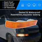 Turn Signal Marker Light Lamp RH Passenger for 03-22 Chevy GMC Van