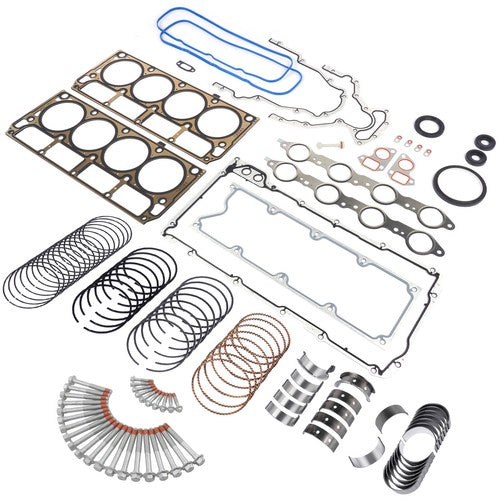 Engine Rebuild Re-Ring Kit Gasket Bolt for 99-17 GM Chevy GMC Gen III 4.8L 5.3L