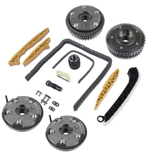 4×Camshaft Adjusters + Timing Chain Kit for Mercedes-Benz W203 W211 2720506847