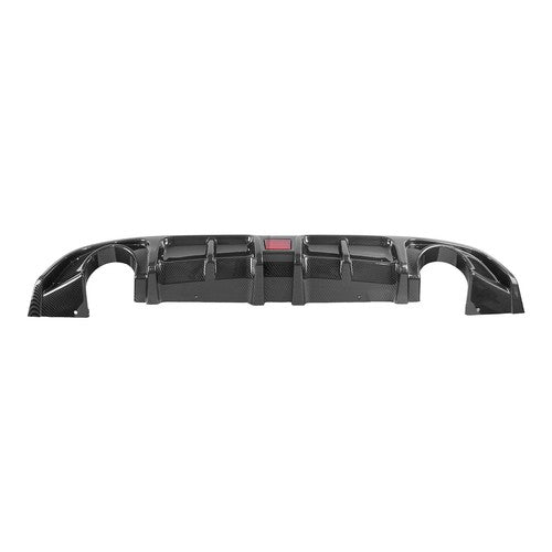 Rear Bumper Diffuser Lip Carbon Style with LED Light for Infiniti Q60 2017-2022