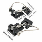 Hood Latches Hood Lock 2pcs Aluminum Catch Locking Kits for Jeep Wrangler JK JL