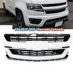 Front Bumper Grille Upper Grill for Chevrolet Colorado 2015-2020 White
