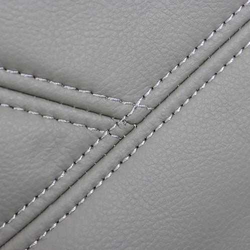 Compatible with 2000-2007 Toyota Sequoia 4PCS Front Driver & Passenger Seat Cover Gray
