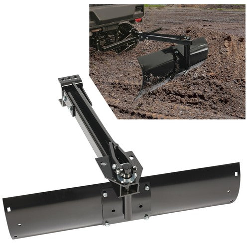 Universal Sleeve Hitch Tow Behind Rear Scrape Blade With Hardware For UTV ATV