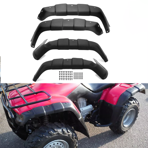 For 2000-2003 Honda Rancher 350 TRX350 Full Set of 4 Fender Splash Guard Flare