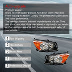 For Toyota Rav4 Sport 2009-2012 LH+RH Headlight Headlamps Clear Lens Halogen