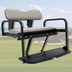 Rear Back Seat Kit Flip Folding for Yamaha G14 G16 G19 G22 Golf Cart Gray