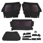 Soft Doors Cab Enclosure for Kawasaki Mule PRO FXT DXT 15-24 Roof Rear Window