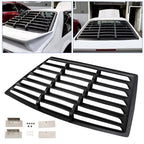 Black Rear Window Louver Sun Shade Cover for Ford Mustang Fastback 1979-1993