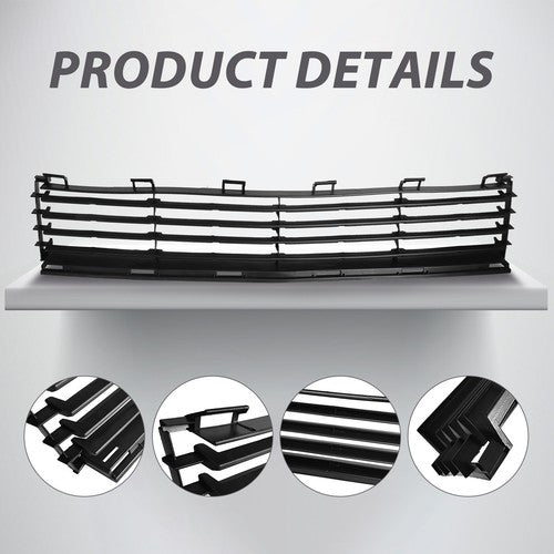 Front Lower Grille Pair Fog Light Covers with Hole for Toyota Prius 2004-2009