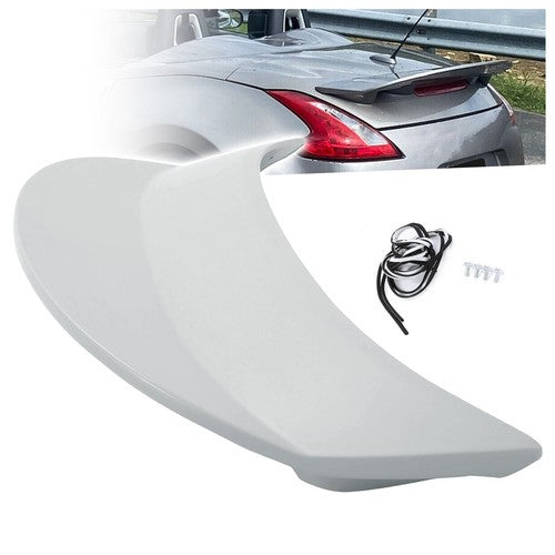 For Nissan 370Z Coupe 2009-2021 Primer Gray Rear Trunk Spoiler Wing w/Hardware