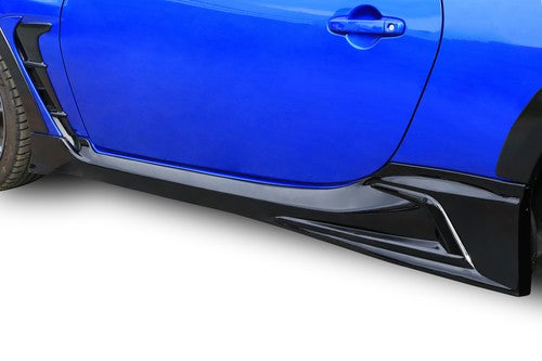 Black Side Skirts for TRD Style ABS for 2022-2024 for Toyota GR86 for Subaru BRZ