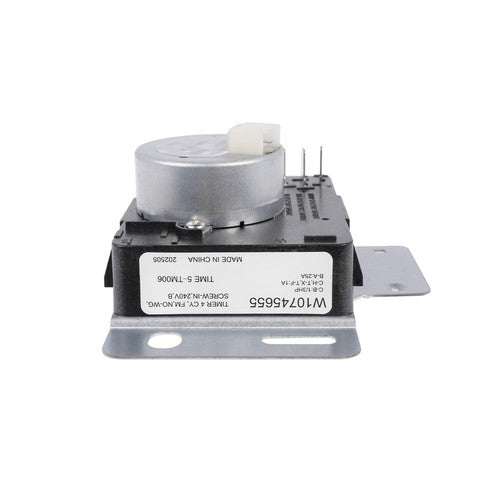 Dryer Timer 60Hz Black W10745655 for Whirlpool 4KWED5600JW0 Crosley VDEW6511RW0